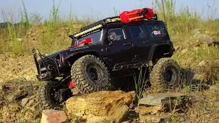 TRX4  TRAIL CANYON RUN WITH MY NEW COLOR CHANGING PROLINE WANGLER JK Body