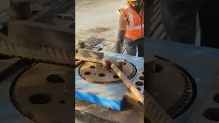 bending machine bar bilding work's #bending #chain #construction #factory construction #32 bending