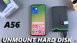 How To Safely Eject / Unmount External Hard Disk From Samsung Galaxy A56