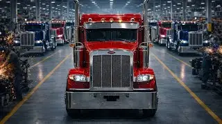 Watch How America’s Iconic Peterbilt 389 Truck Is Built (Step-by-Step)