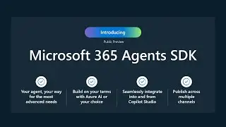 What&rsquo;s is Microsoft 365 Agents SDK and the Evolution of the Bot Framework #bot #agent #m365