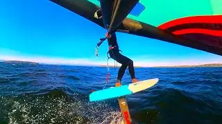 Wing Foil Surfing Lake Champlain Vermont