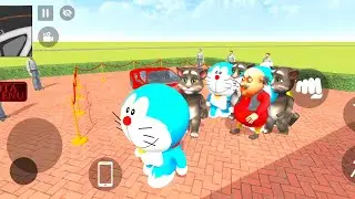 Godzilla And Doraemon Nobita Going Railway Station 🚉 Indian Theft Auto Simulator 💥