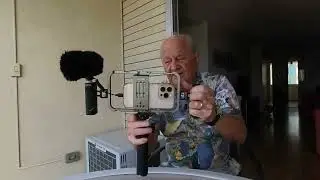 Smartphone set up for field recording all day