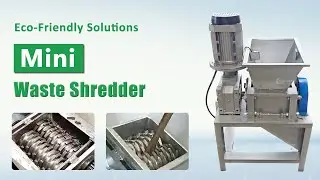 Mini Waste Shredder | Shredding Plastics/Wood/Light Metals