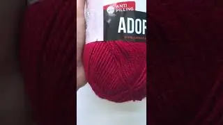 Подробный обзор пряжи YarnArt Adore(анти-пиллинг акрил) №353 Бордовый