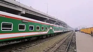NONSTOP SUBORNO Express Train Luxurious intercity Train Chattogram to Dhaka