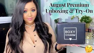 AUGUST BOXYCHARM $35 PREMIUM - 2020 🤭 || UNBOXING & TRY-ON || BEAUTY / SUBSCRIPTION BOX REVIEW