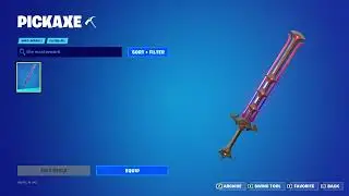 Fortnite New The Masterwork Pickaxe