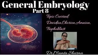 8  General Embryology Decidua,Chorion,Amnion,Trophoblast