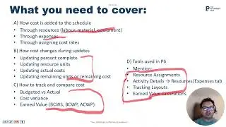 The Complete P6 Cost Update Framework for Interviews