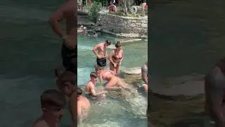 🌞Summer Day at the Famous and Historical Cleopatra Pool in Pamukkale🦋#pamukkale#cleopatra