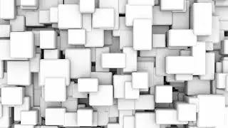 White Cubic Abstract Animations