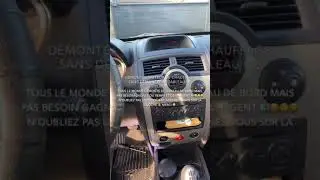 COMMENT DÉMONTER MOTEUR DE CHAUFFAGE SANS DÉMONTER LE TABLEAU DE BORD MEGANE 2