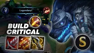 WILD RIFT | KINDRED BUILD CRITICAL IS LEGENDARY ! JUNGLE OP SEASON 12