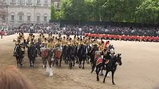Trooping the Colour 28th May 2022,the Colonels Review ,Mounted Bands of the Household Division