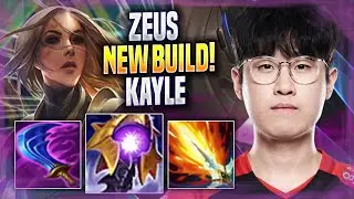 ZEUS TRIES NEW KAYLE BUILD! - T1 Zeus Plays Kayle TOP vs Sylas! | Season 2022
