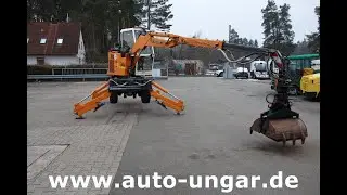 Boki Bagger 4551 Friedhofsbagger 4x4x4 Bj. 2005 Hansa Lanz Kommunalfahrzeug www.auto-ungar.de