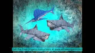 origami shark tooth