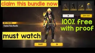 How to get Famine felon bundle | how to claim new rampage bundle | liberi bundle and M1014 skins