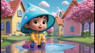 Una Peque&ntilde;a Gota de Lluvia Est&aacute; Cayendo | Rimas Infantiles y Canciones para Ni&ntilde;os