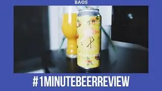 #1MinuteBeerReview - Kilter Brewing x 2 Crows Brewing Flamango Milkshake IPA