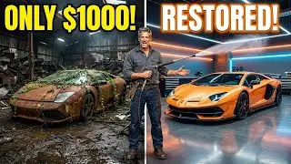 Abandoned $1000 Lamborghini Restoration: The Ultimate Supercar Resurrection