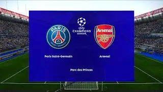 Paris Saint-Germain vs Arsenal | Parc des Princes | 2024-25 UEFA Champions League | PES 2021