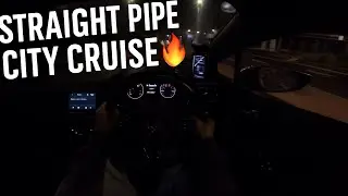 4AM POV Cruise | INSANE Exhaust Sounds (Resonator + Backbox Delete)