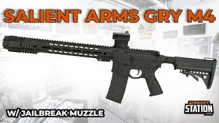 Страйкбольная винтовка Salient Arms Int'l GRY M4 с дульным креплением Jailbreak