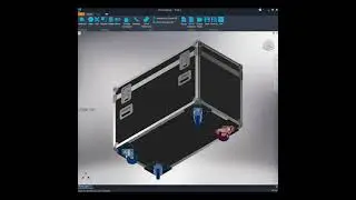 Adding Castors | Flight Case Design Software