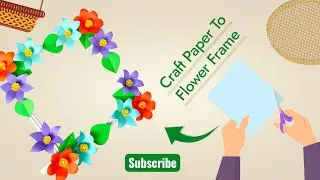 DIY Paper Wall Frame 🖼️ | Easy A4 Paper Craft | Beautiful Home Decoration Ideas 2025