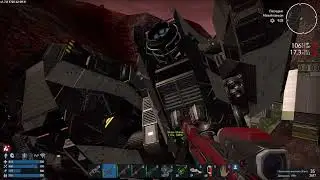 Empyrion galactic survival. Патрульный корабль и приключения на луне.