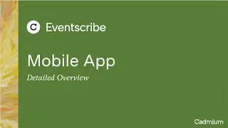 Eventscribe Mobile App: Detailed Overview
