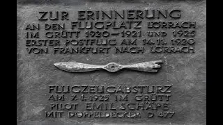 Lörrach hatte mal was grosses vor, ja ein Flugplatz musste es sein, leider war der Traum schnell