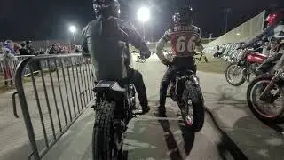 Daytona Flat Track AHRMA vintage races January 8, 2022