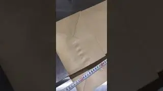 Oyang B330 paper bag making machine testing before delivery