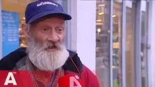 Dakloze Willem wil na dertig jaar een huis: Buurt komt in actie