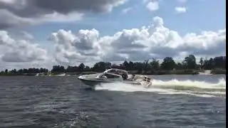 Nimbus W9 пробный выход в марине Орияна
