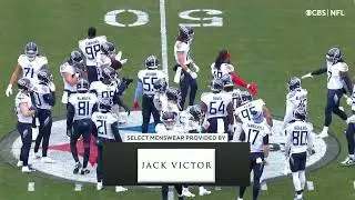 Bud Dupree & Titans gather on Steelers' logo before game