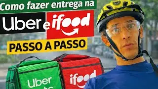 Aprenda Fazer Sua Primeira Entrega na Uber e ifood Modal bike 