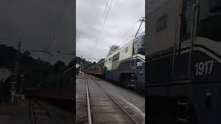 Renfe FEVE 1916+1917 con el Expreso de la Robla por Santa Agueda