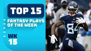 Top 15 Fantasy Plays of Week 15 | NFL 2020 Highlights
