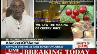 Touring Karnataka MLA defends report on junket