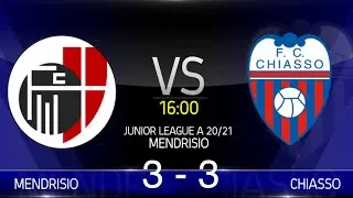 Mendrisio VS Chiasso (Junior League A 2020/21)