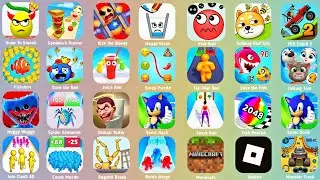 Draw to Smash,Sandwich Runner,Fishdom,Join Clash 3D,Ball Run 2048,Monster Truck,Roblox,Tom Friends 2