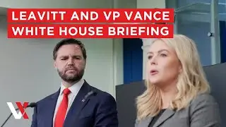 LIVE | White House Press Briefing With Leavitt & VP Vance | VERTEX