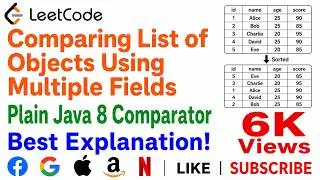 Comparing List of Objects Using Multiple Fields -Plain Java 8 Comparator - No Third Party Library