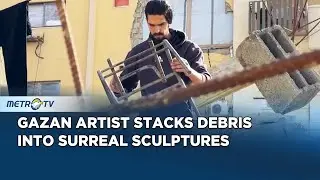 Gaza Artist Defies Destruction With Unreal Sculptures