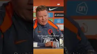 KOEMAN ziet GEEN REDEN WAAROM DEPAY NIET zou kunnen SPELEN 💪 #depay #koeman #oranje